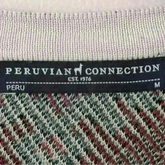 Peruvian Connection Capistrano Sleeve Cardigan Size M - Picture 3 of 6